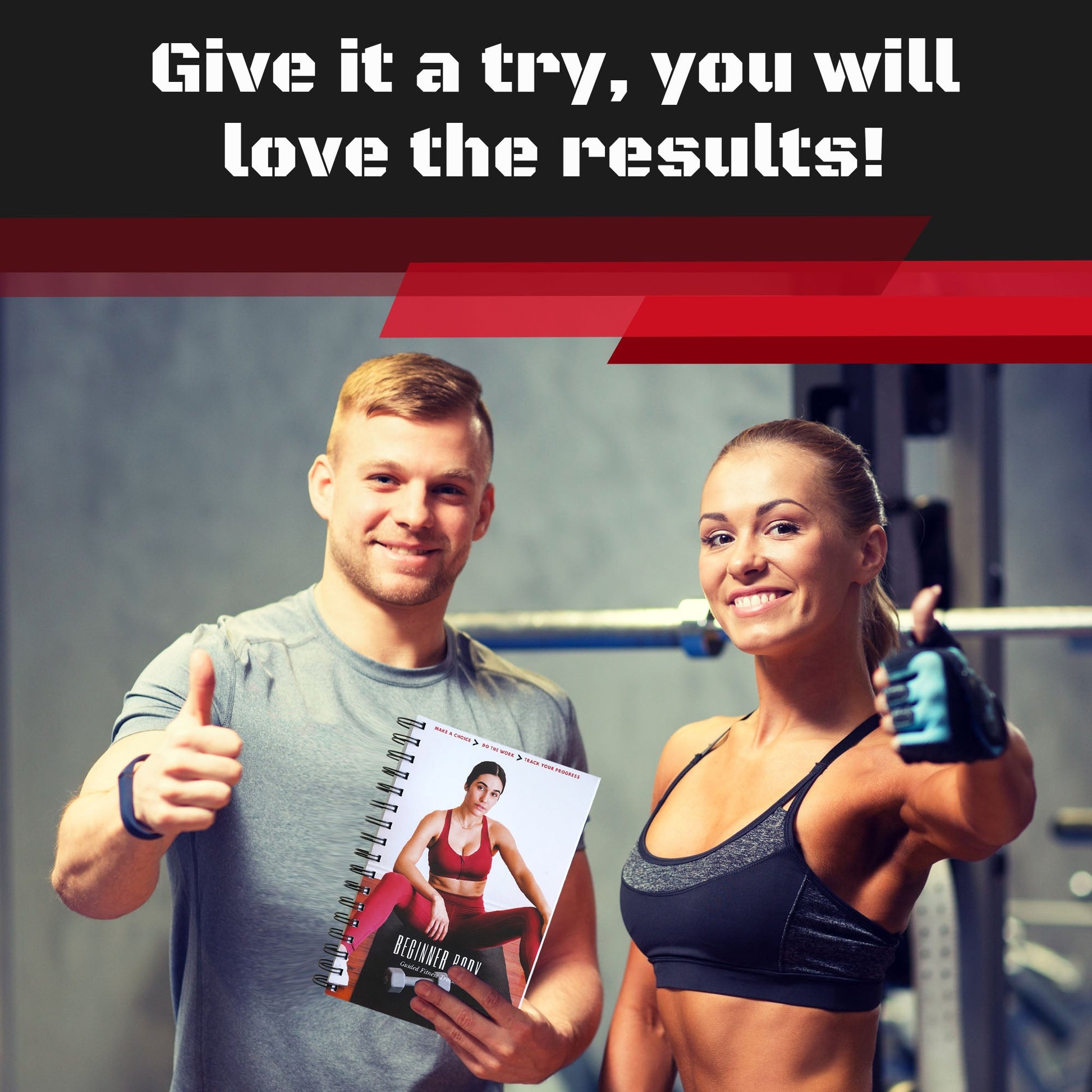 Beginner Body - Guided Fitness Journal For Beginners, 8 Week Step by Step Fitness & Nutrition Planner with Daily Workout Routines Provided carabellariazzo.com 