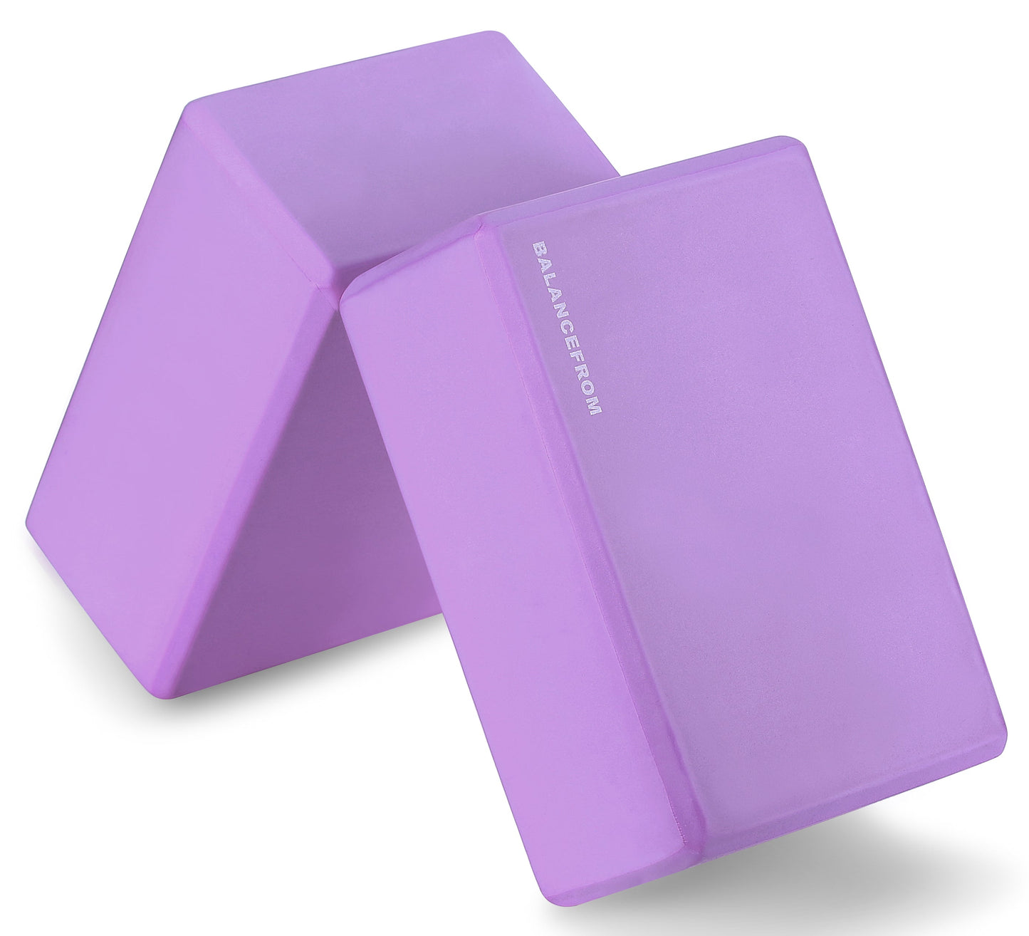 Set of 2 High Density Yoga Blocks carabellariazzo.com Purple