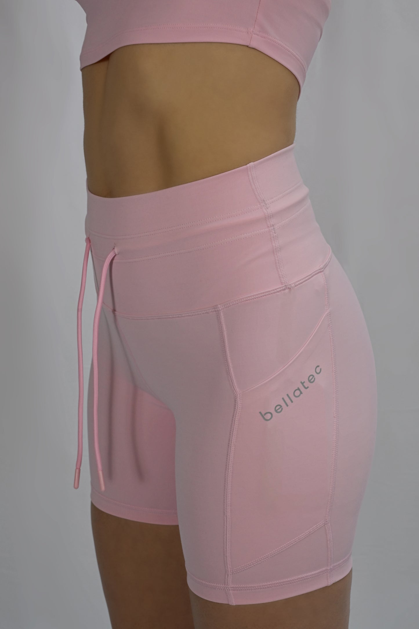 High-Compression Tie Up Workout Shorts for Women – Sculpting, Breathable, 4-Way Stretch Activewear for Training, Yoga & Pilates