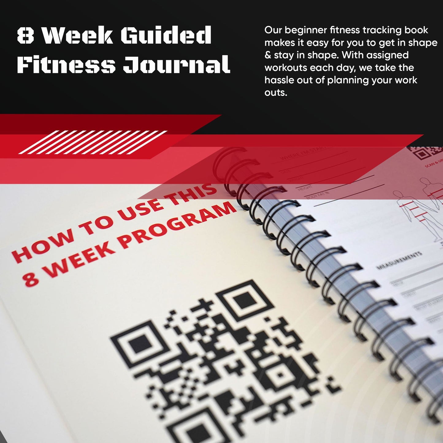 Beginner Body - Guided Fitness Journal For Beginners, 8 Week Step by Step Fitness & Nutrition Planner with Daily Workout Routines Provided carabellariazzo.com 