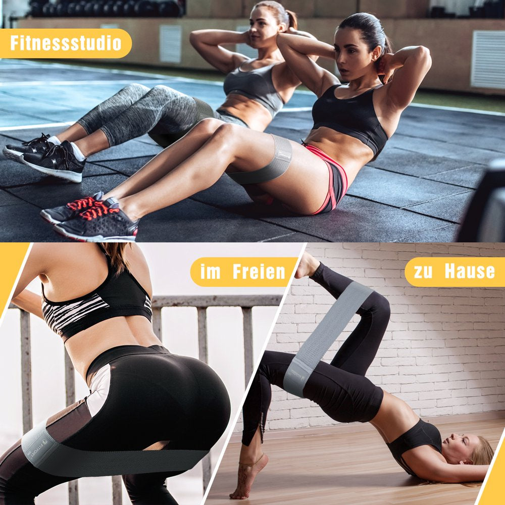 Adjustable Resistance Loop Band for Legs and Butt Exercise - Non Slip  Elastic Booty Band, Workout Women Sports Fitness Squat Glute Hip Training,Non  Roll Up Fabric price in UAE,  UAE