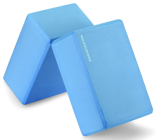 Set of 2 High Density Yoga Blocks carabellariazzo.com Blue 