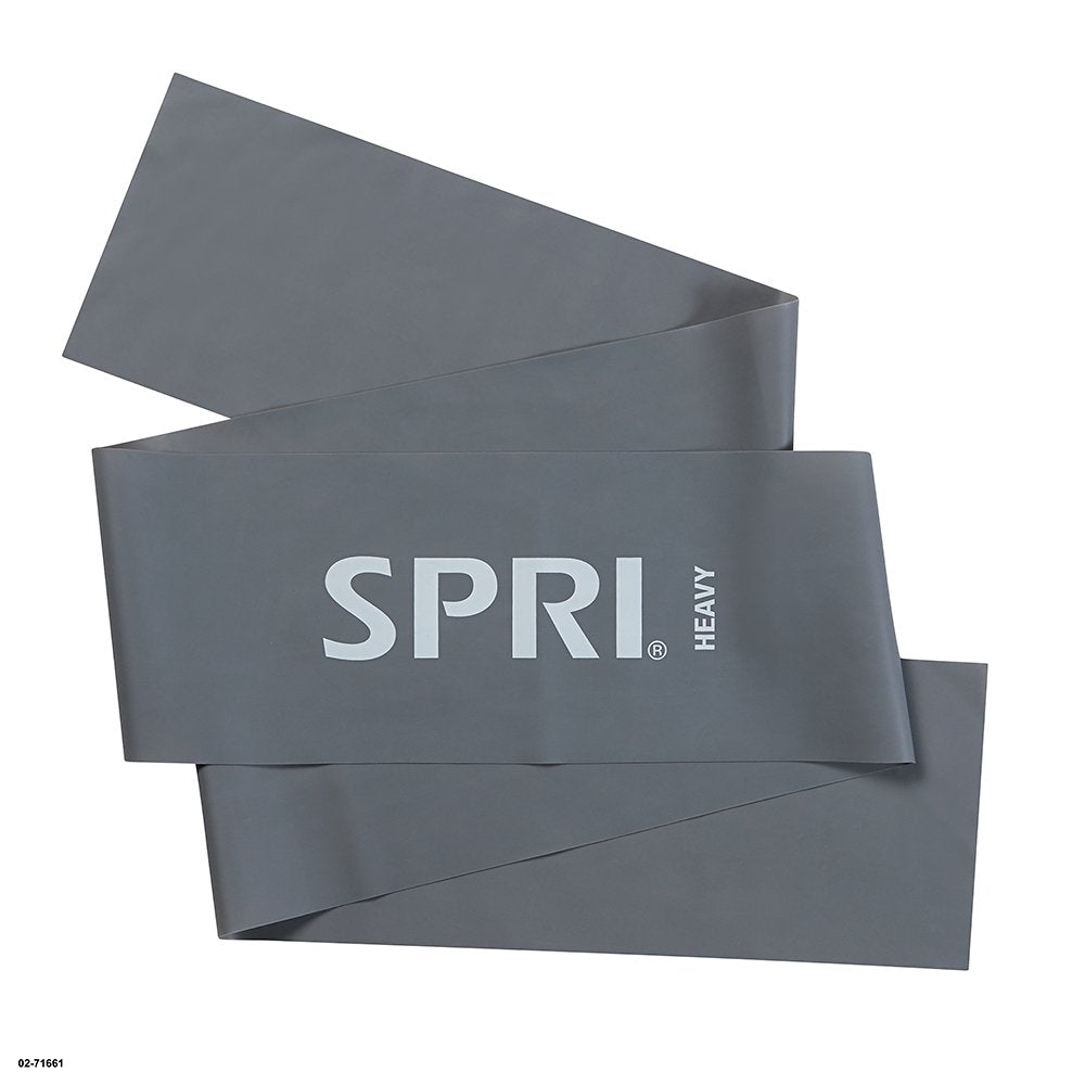 SPRI Flat Bands Resistance Stretch Band Kit 3 Pack Light Medium Heavy