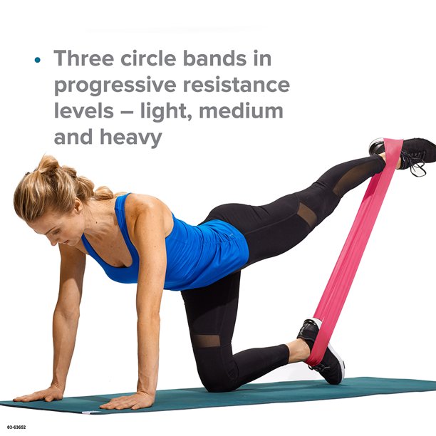 3 Pack Evolve Bands - Includes Light, Medium and Heavy Resistance Levels